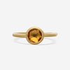 Marco Bicego Jaipur 18K Yellow Gold Yellow Quartz Statement Ring Sz. 6 AB471_QG01_Y_02
