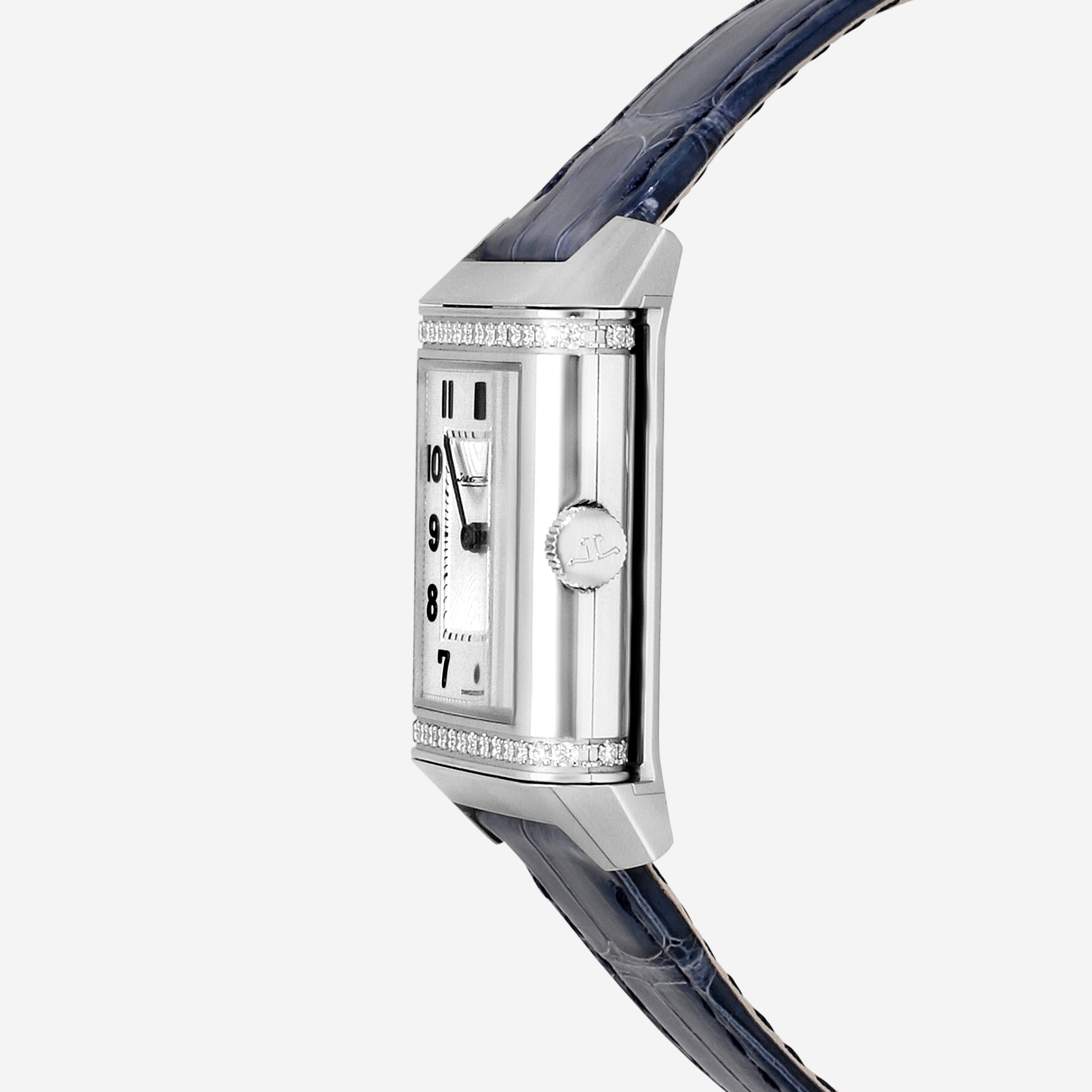 Jaeger LeCoultre Reverso Classic Stainless Steel Diamond Automatic Ladies Watch Q2578480