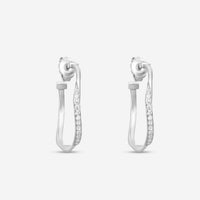 Marco Bicego Marrakech 18K White Gold Diamond Hoop Earrings OG406_B_W_01 - THE SOLIST