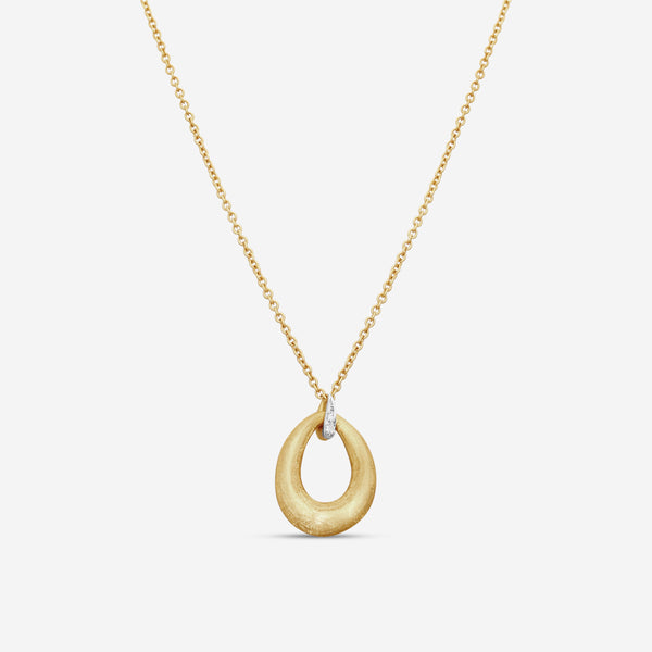 Marco Bicego Lucia 18K Yellow Gold Diamond Pendant Necklace CB2568_BYWQ6