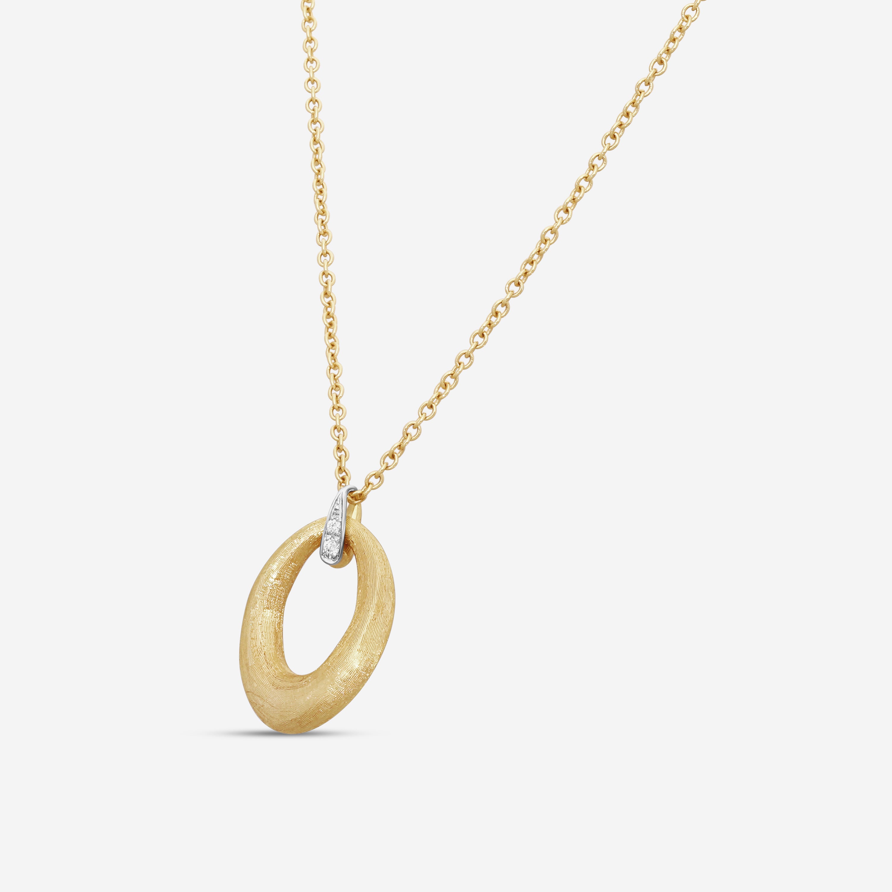 Marco Bicego Lucia 18K Yellow Gold Diamond Pendant Necklace CB2568_BYWQ6 - THE SOLIST