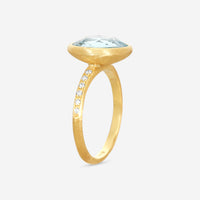 Marco Bicego Jaipur 18K Yellow Gold Topaz & Diamond Ring Sz. 7.5 AB586-B_TP01_Y - THE SOLIST