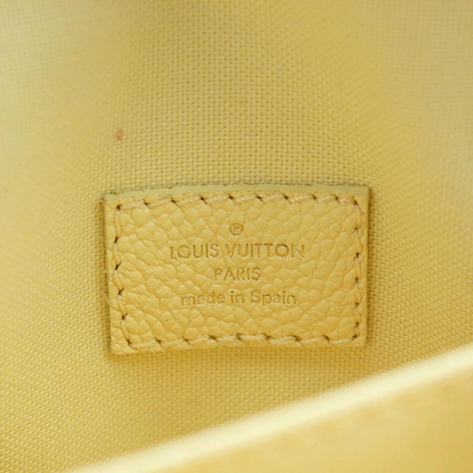 Louis Vuitton Metis Micro Yellow Monogram Empreinte Leather Crossbody Bag M81407