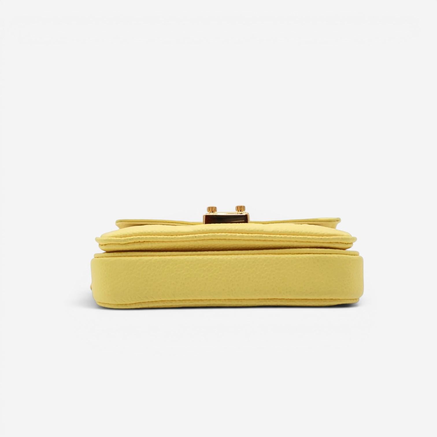Louis Vuitton Metis Micro Yellow Monogram Empreinte Leather Crossbody Bag M81407