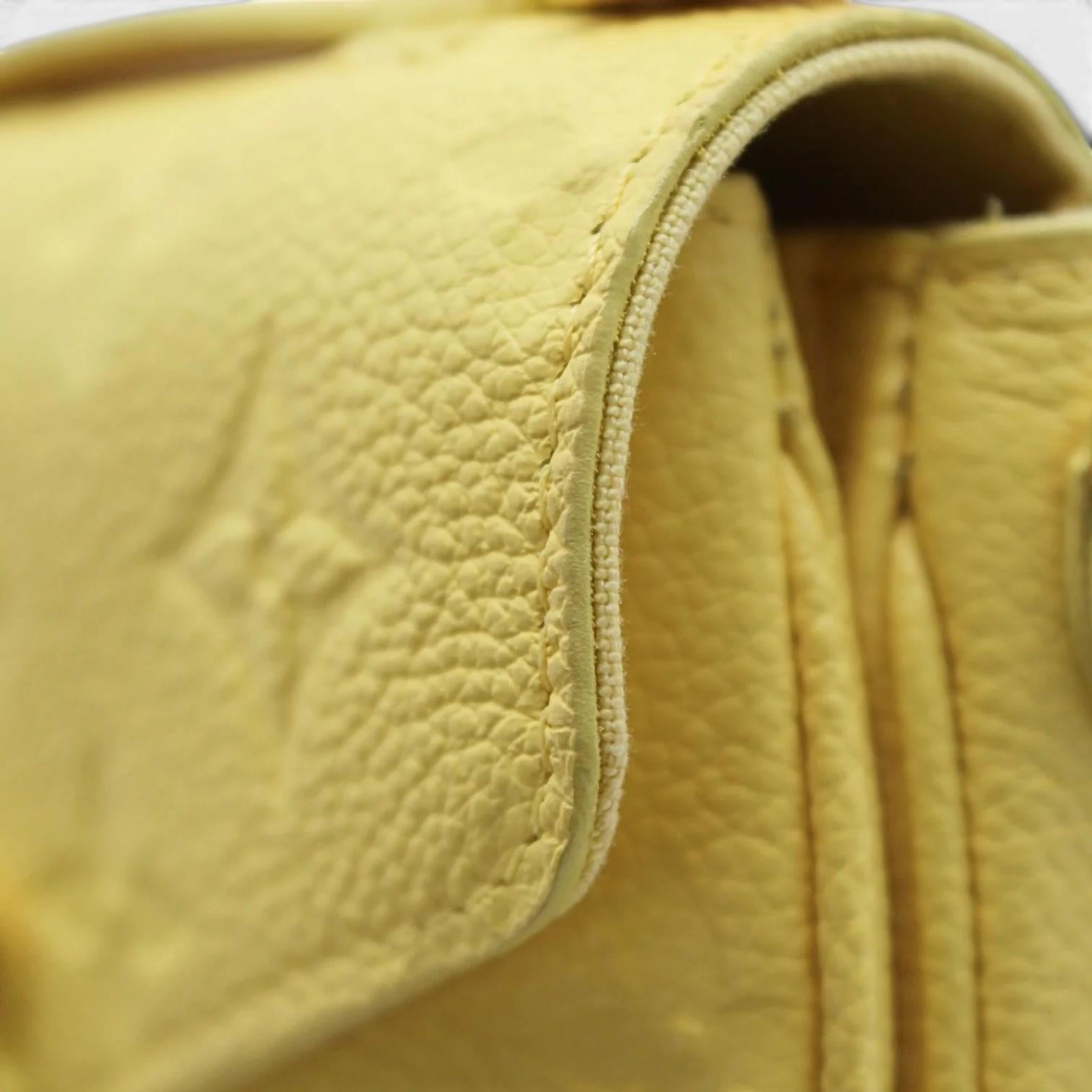 Louis Vuitton Metis Micro Yellow Monogram Empreinte Leather Crossbody Bag M81407