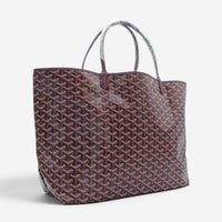 Goyard Saint Louis GM Burgundy Coated Canvas Tote Bag 2600038788710