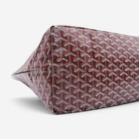 Goyard Saint Louis GM Burgundy Coated Canvas Tote Bag 2600038788710
