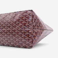Goyard Saint Louis GM Burgundy Coated Canvas Tote Bag 2600038788710