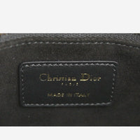 Christian Dior Lady Dior Mini Black Leather Handbag M0505ONGE