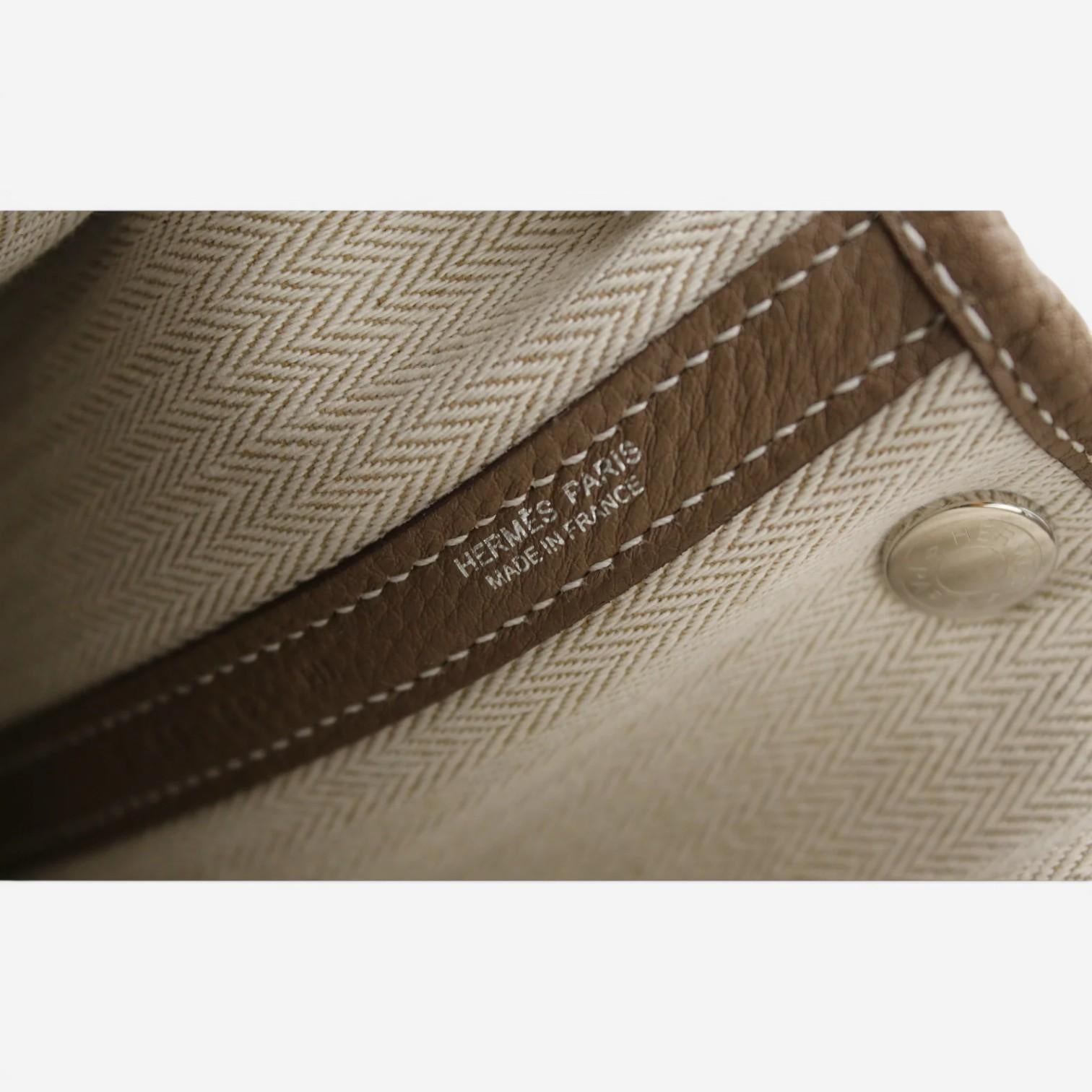 Hermes Garden Party 30 Etoupe Negonda Leather Tote Bag 051568CK