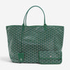 Goyard Saint Louis GM Green Coated Canvas Tote Bag 2600038794926