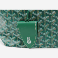 Goyard Saint Louis GM Green Coated Canvas Tote Bag 2600038794926