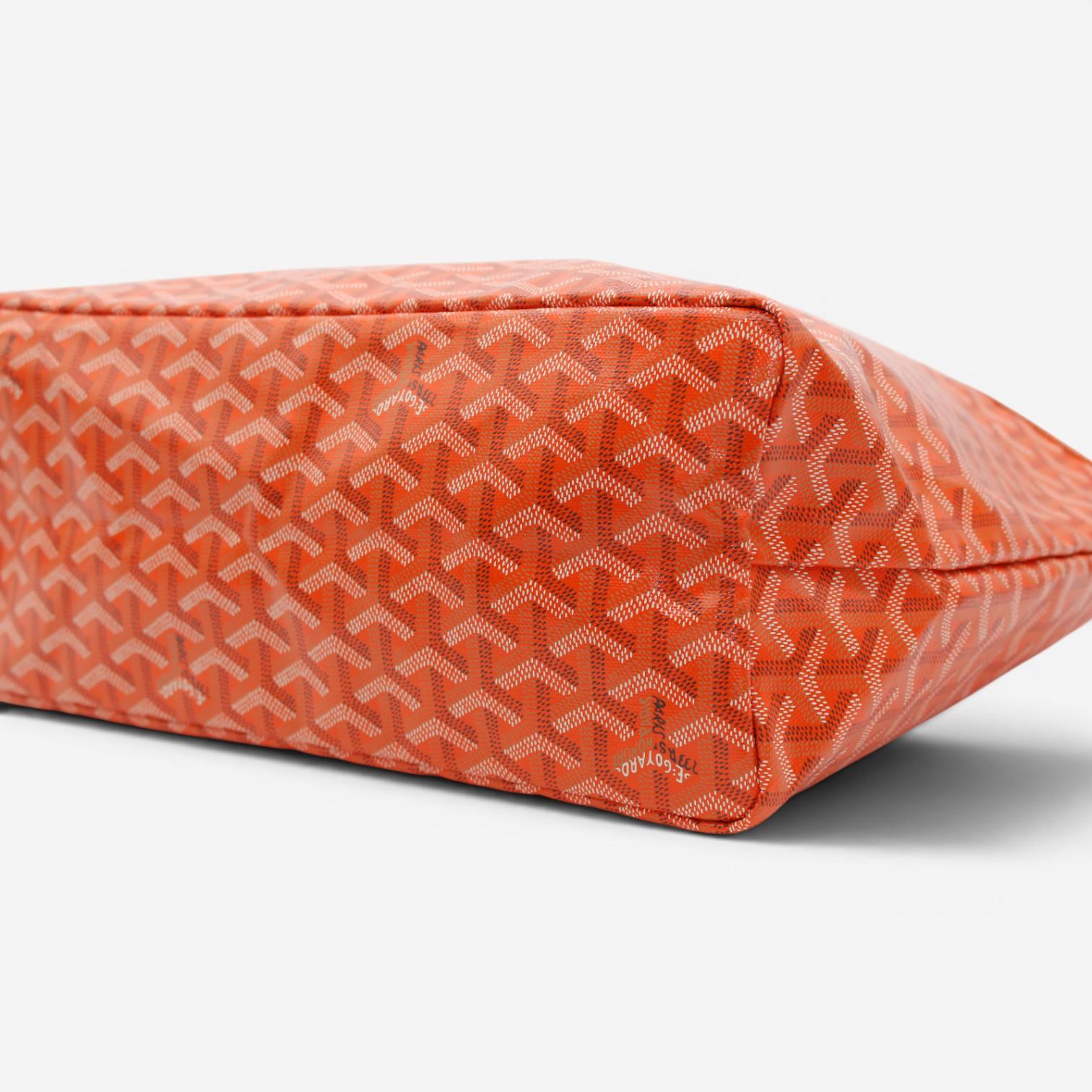 Goyard Saint Louis PM Orange Coated Canvas Tote Bag 2600038794971