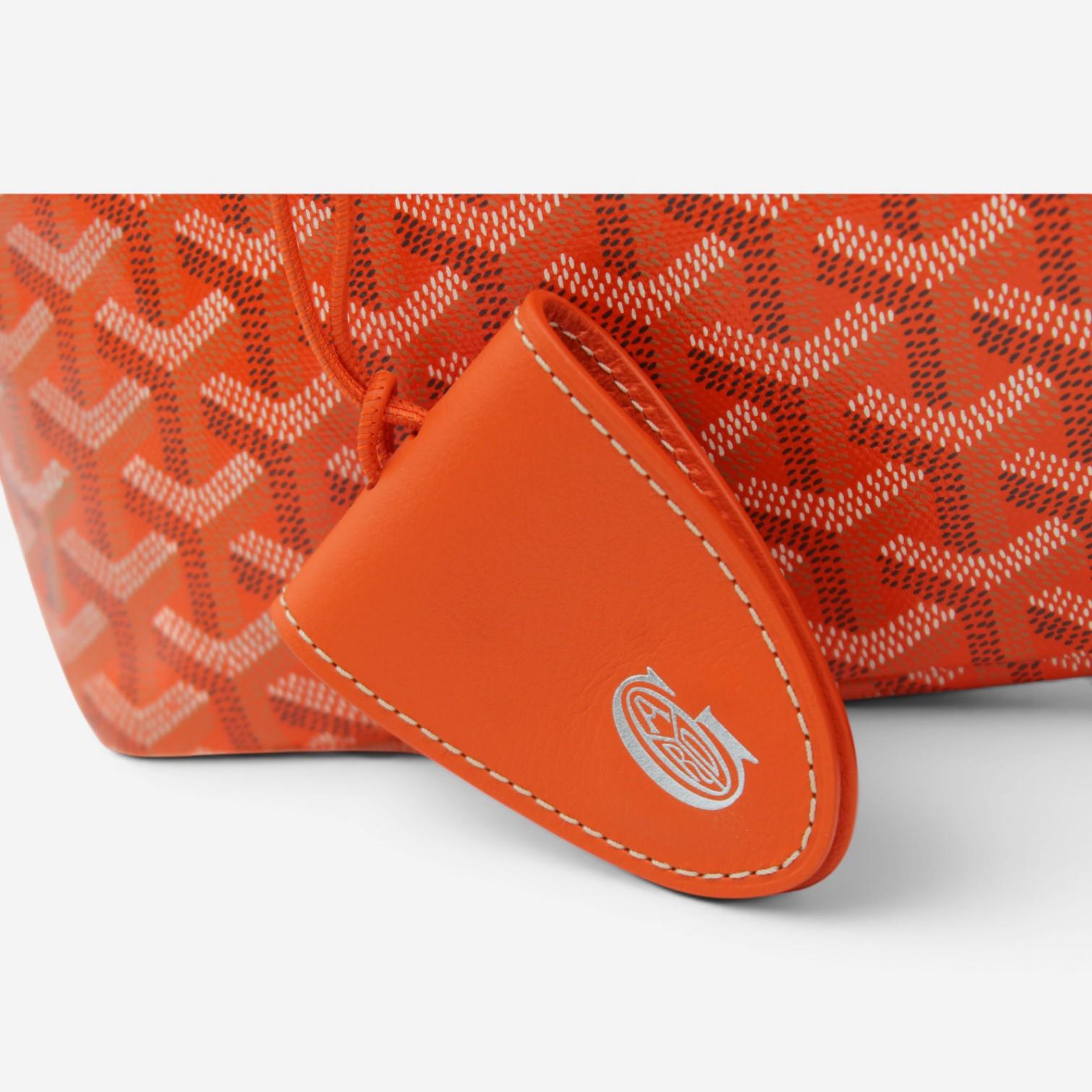 Goyard Saint Louis PM Orange Coated Canvas Tote Bag 2600038794971
