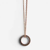 Bulgari B.zero1 18K Rose Gold Diamond Pendant Necklace SVE6CC