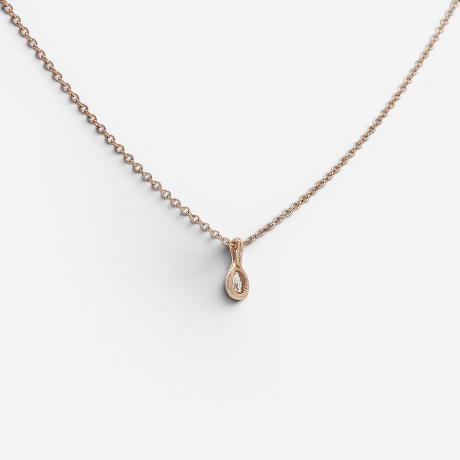 Tiffany & Co. Diamond by the Yard 18K Rose Gold Diamond Pendant Necklace 6014781