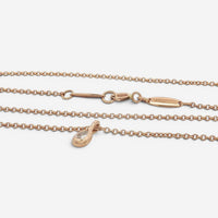 Tiffany & Co. Diamond by the Yard 18K Rose Gold Diamond Pendant Necklace 6014781