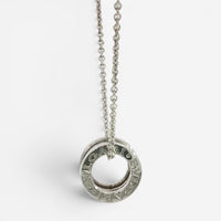 Bulgari B.zero1 18K White Gold Pendant Necklace 2337AL