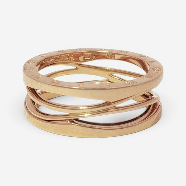 Bulgari B.zero1 18K Rose Gold Ring Sz. 12.5 2600040216249