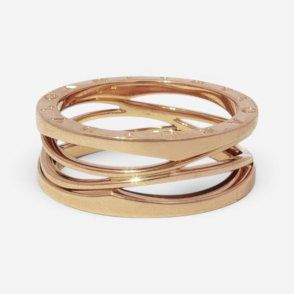 Bulgari B.zero1 18K Rose Gold Ring Sz. 12.5 2600040216249