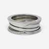 Bulgari B.zero1 18K White Gold Diamond Band Ring Sz. 9.5 Y8AXRR