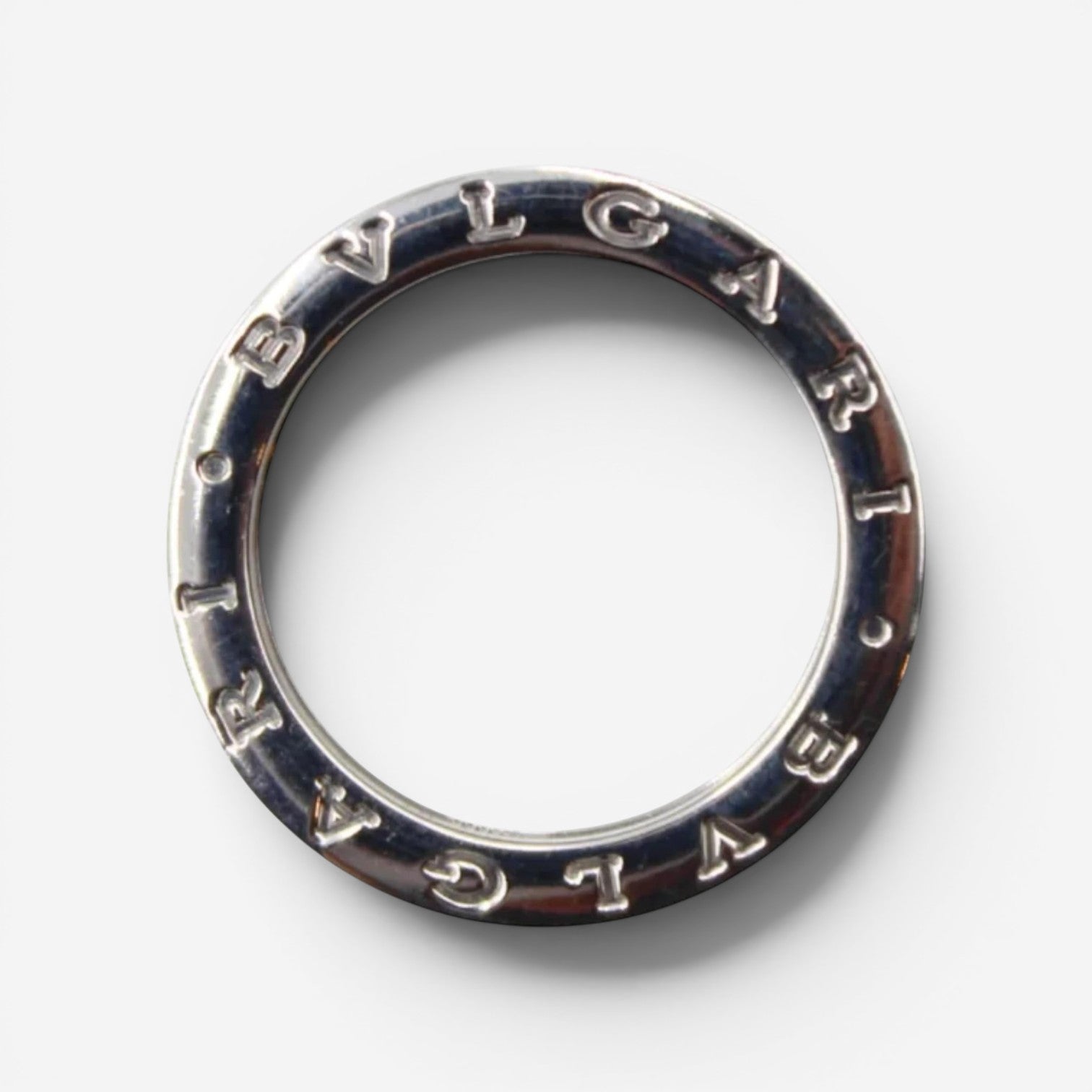 Bulgari B.zero1 18K White Gold Diamond Band Ring Sz. 9.5 Y8AXRR