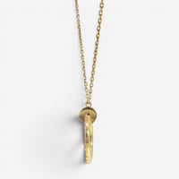 Cartier Juste un Clou 18K Yellow Gold Diamond Pendant Necklace B7224895