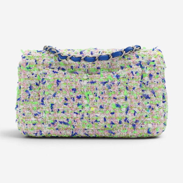 Chanel Classic Mini Multi Tweed Shoulder Bag 69900