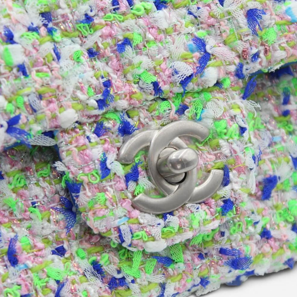Chanel Classic Mini Multi Tweed Shoulder Bag 69900