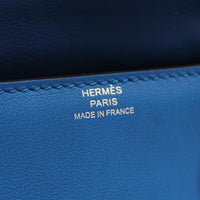 Hermès Kelly Doll Blue Zellige Blue Agate Swift Leather Handbag 079207CK