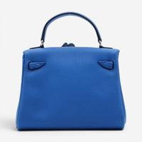 Hermès Kelly Doll Blue Zellige Blue Agate Swift Leather Handbag 079207CK