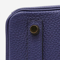 Hermès Birkin 30 Blue Eucre Togo Leather Handbag 027633CC