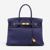 Hermès Birkin 30 Blue Eucre Togo Leather Handbag 027633CC