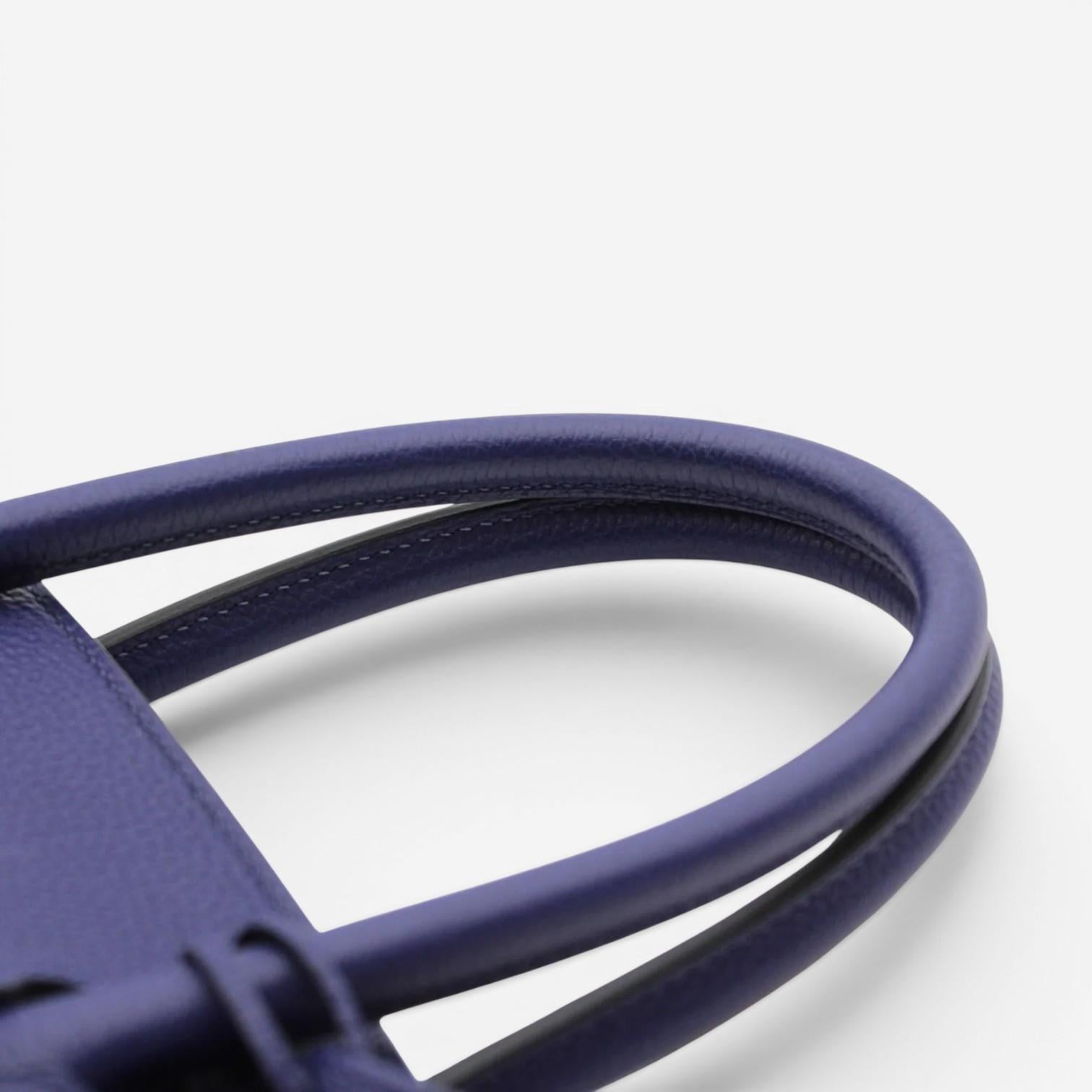 Hermès Birkin 30 Blue Eucre Togo Leather Handbag 027633CC