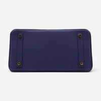Hermès Birkin 30 Blue Eucre Togo Leather Handbag 027633CC
