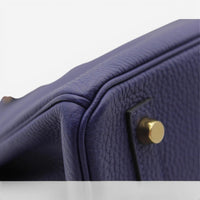 Hermès Birkin 30 Blue Eucre Togo Leather Handbag 027633CC