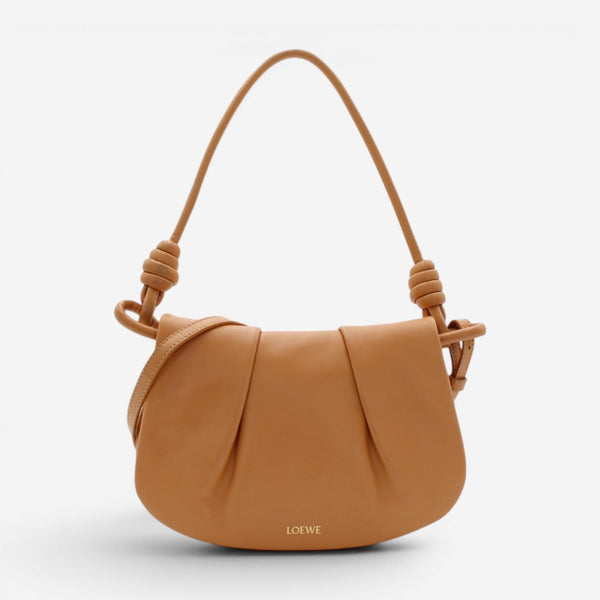 Loewe Paseo Satchel Beige Leather Shoulder Bag A709Q89X01 | THE SOLIST