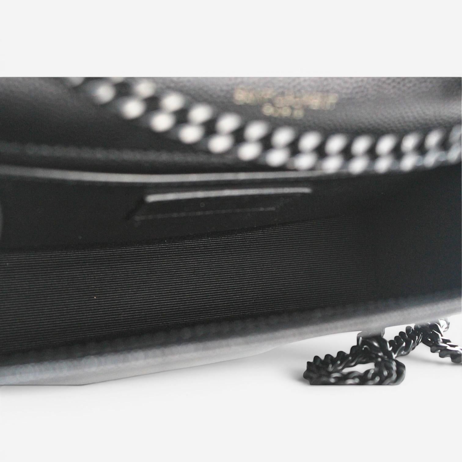Saint Laurent Kate Small Black Leather Shoulder Bag 469390