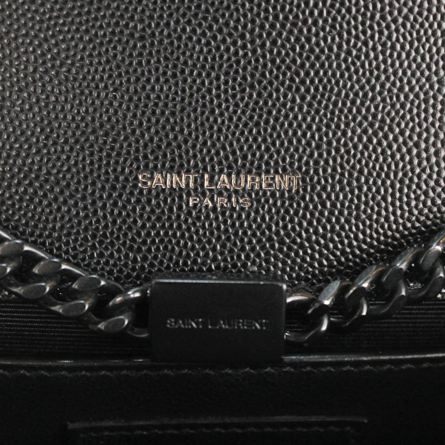 Saint Laurent Kate Small Black Leather Shoulder Bag 469390