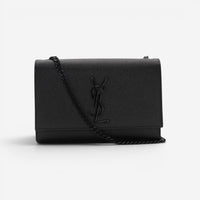 Saint Laurent Kate Small Black Leather Shoulder Bag 469390