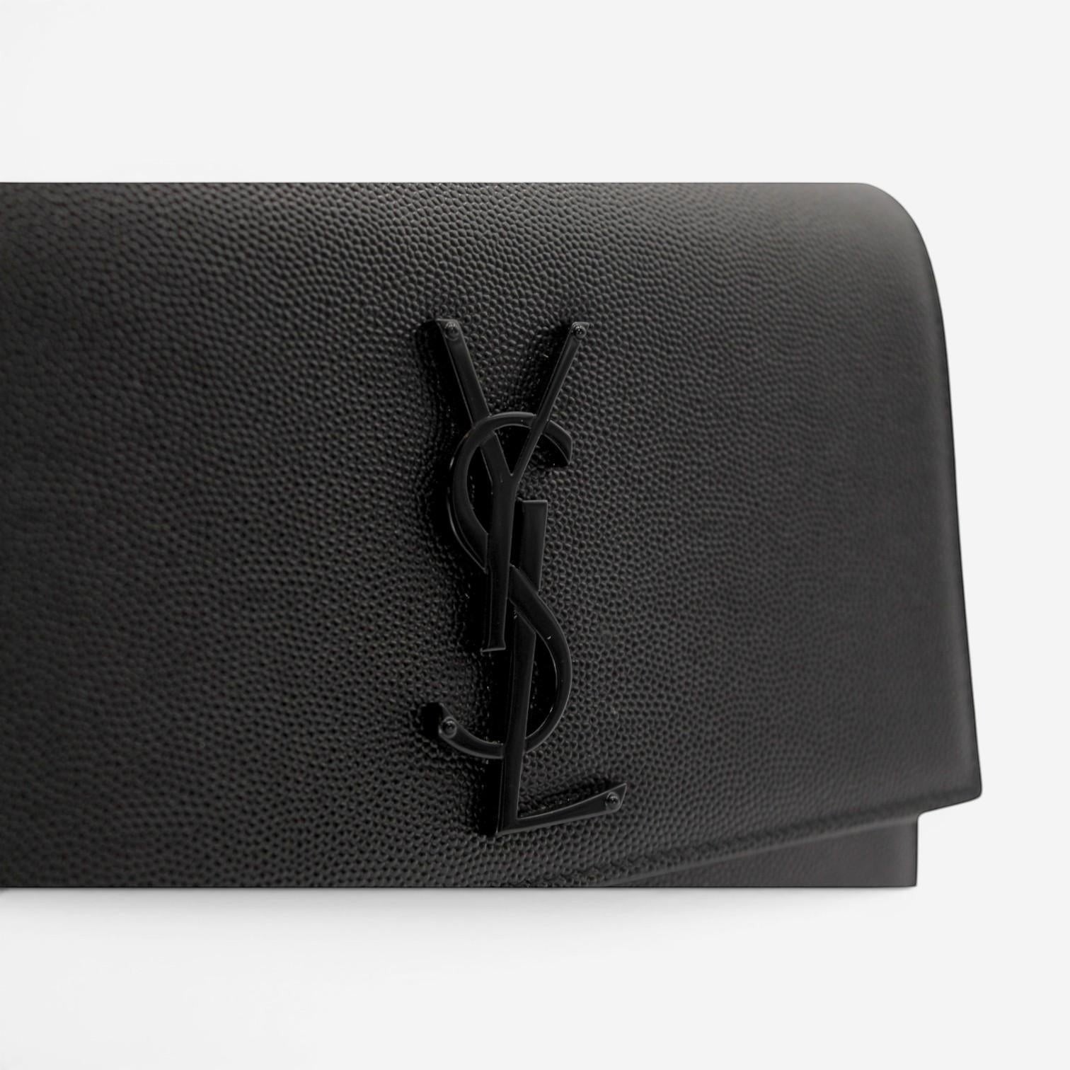 Saint Laurent Kate Small Black Leather Shoulder Bag 469390