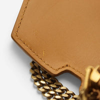 Saint Laurent Cassandra Beige Leather Shoulder Bag 532750