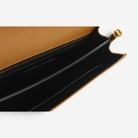 Saint Laurent Cassandra Beige Leather Shoulder Bag 532750