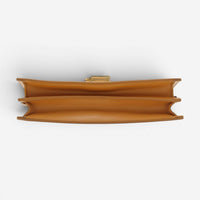 Saint Laurent Cassandra Beige Leather Shoulder Bag 532750