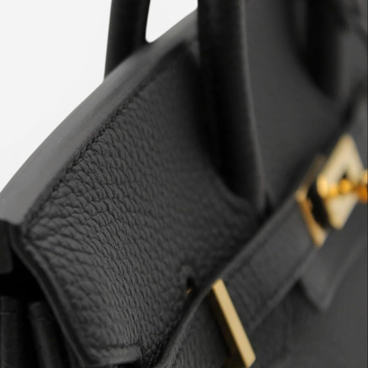 Hermes Birkin 25 Black Togo Leather Handbag 041344CC
