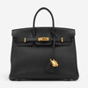 Hermes Birkin 25 Black Togo Leather Handbag 041344CC