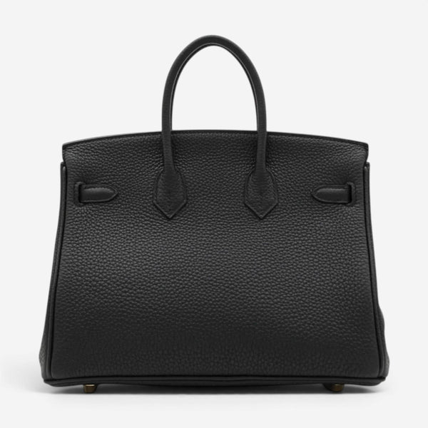 Hermes Birkin 25 Black Togo Leather Handbag 041344CC