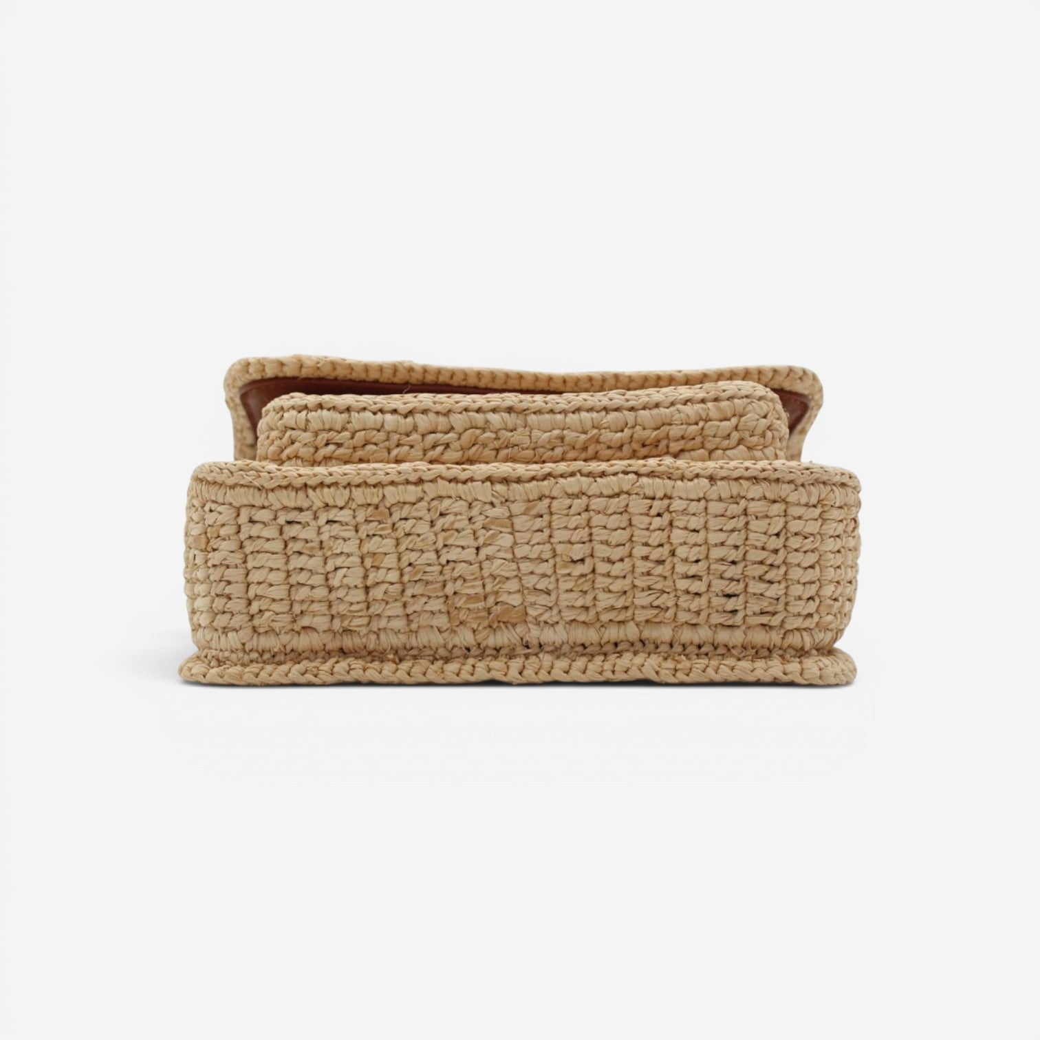Saint Laurent Niki Mini Natural Raffia Shoulder Bag 838536