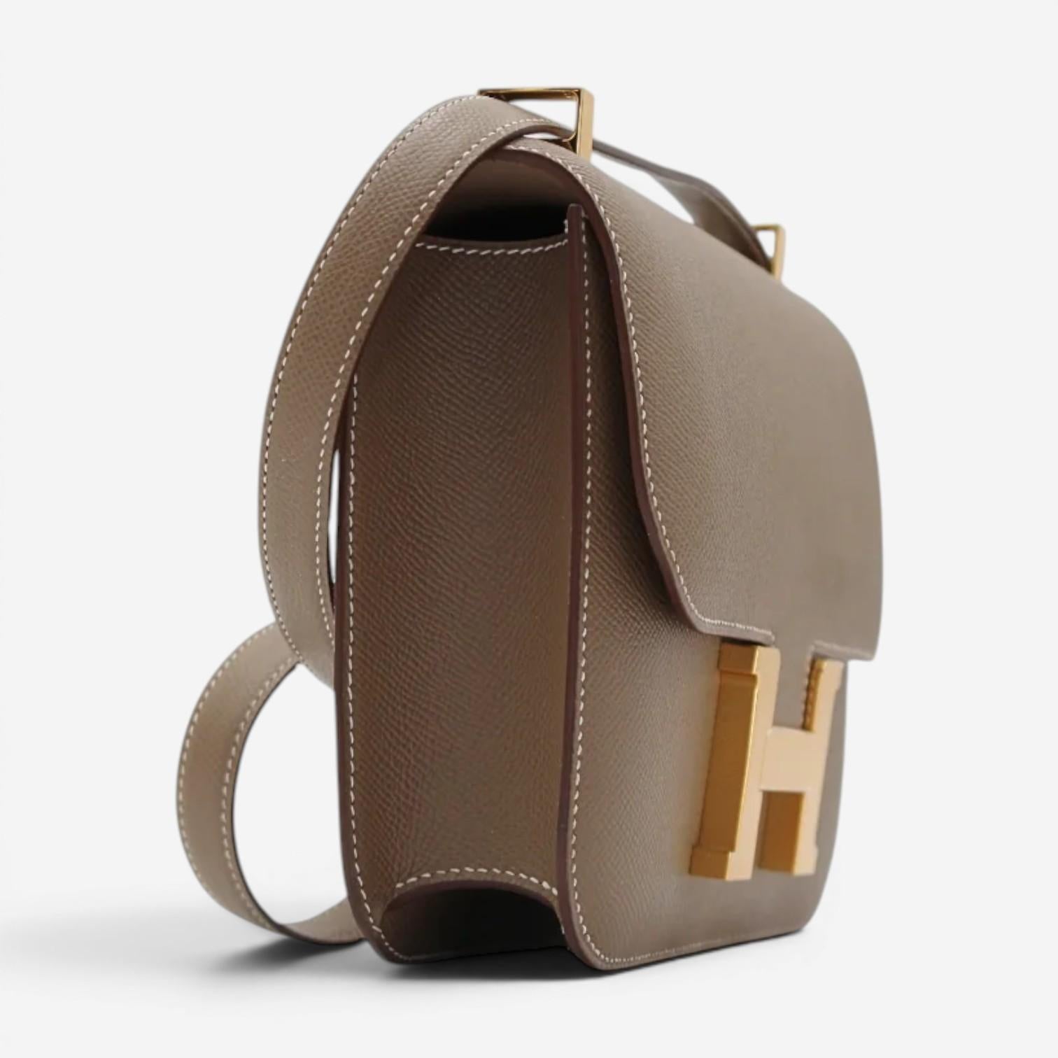 Hermès Constance 24 Etoupe Epsom Leather Shoulder Bag 083692CC