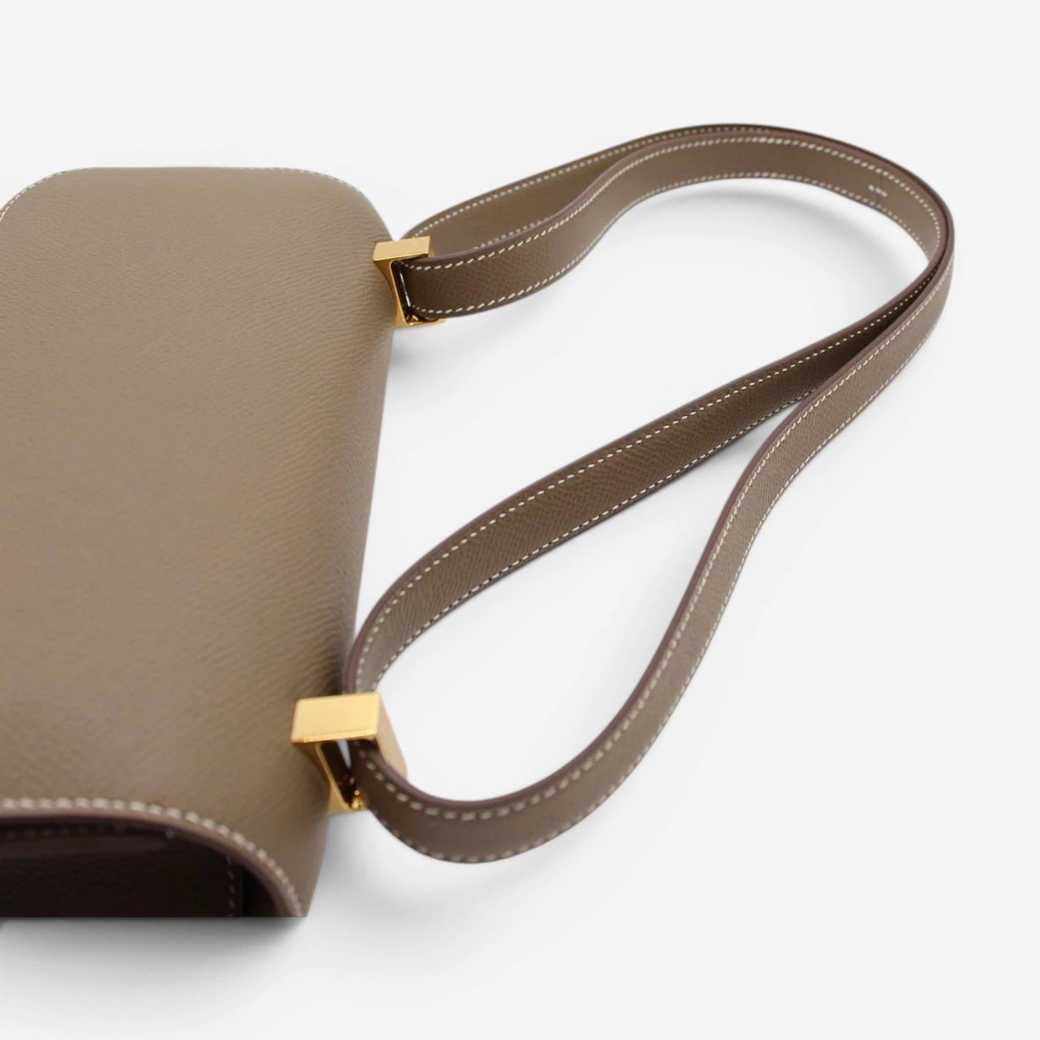 Hermès Constance 24 Etoupe Epsom Leather Shoulder Bag 083692CC